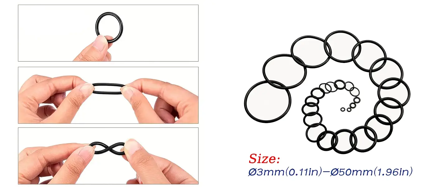 NBR Universal Metric NBR Rubber O-Ring Kit NBR Universal Metric NBR Rubber O-Ring Kit
